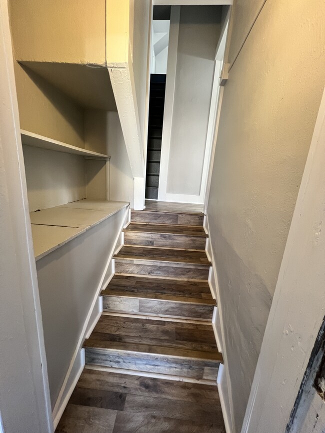 Stairs from Mudroom to Kitchen, Back Bedroom or Upstairs - 1313 14th Avenue