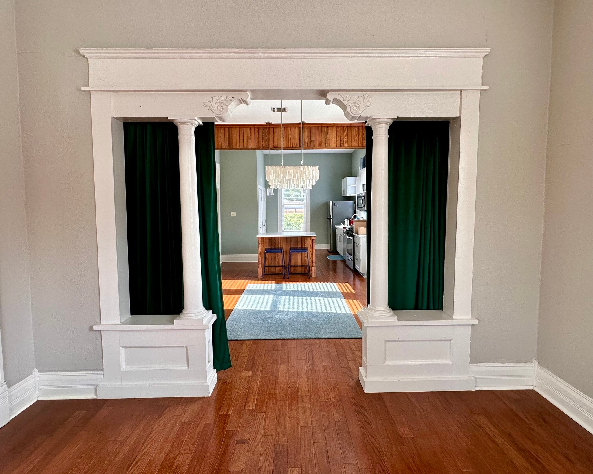 Dining area, viewed from living room - 102 Paul St