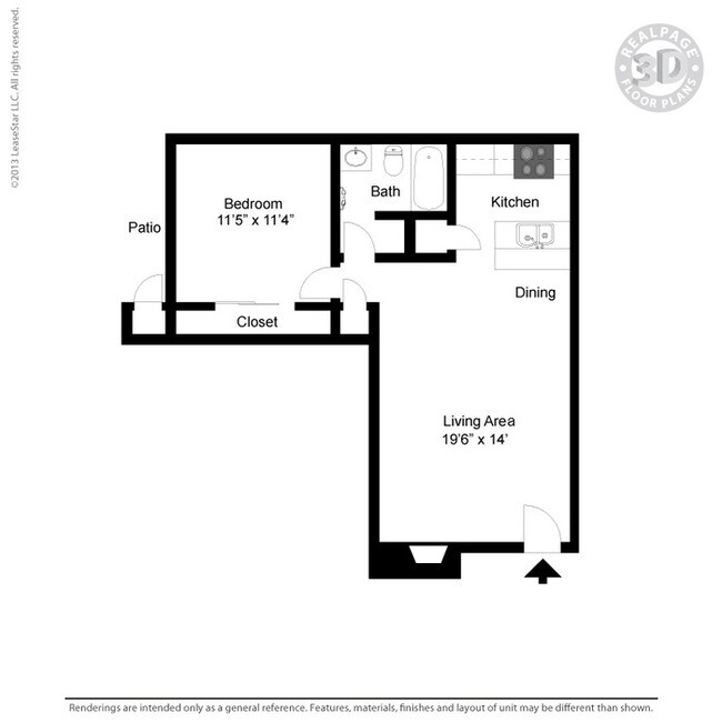 1BR/1BA - Pine Ridge Apartments