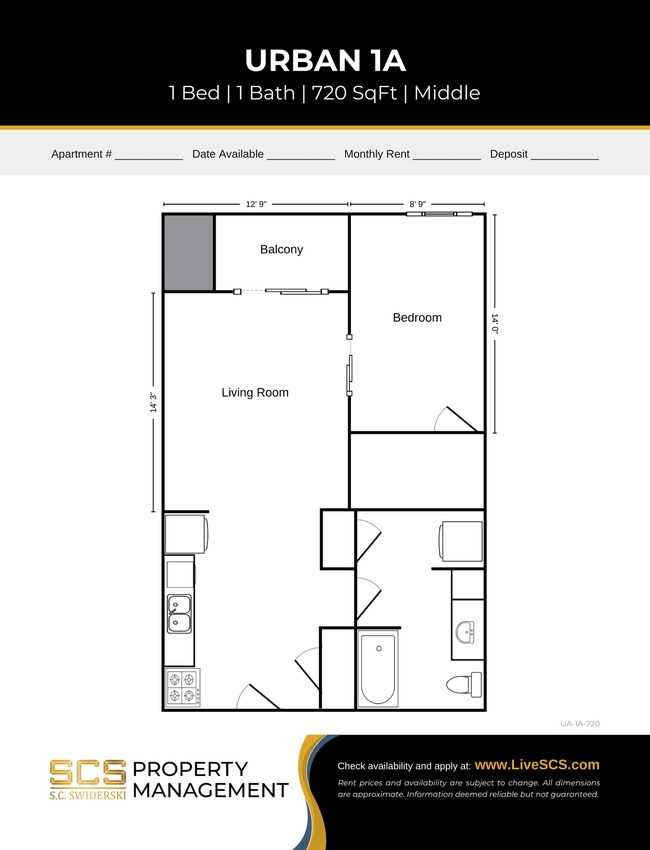 Floorplan - Urban West Apartment Community