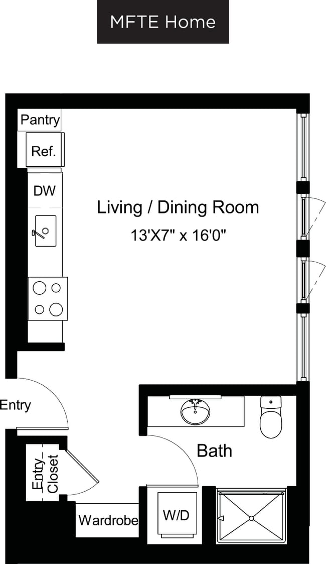 Floorplan - Chloe on Madison