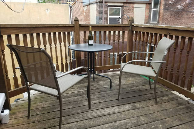 small deck - 629 North Bodine Street