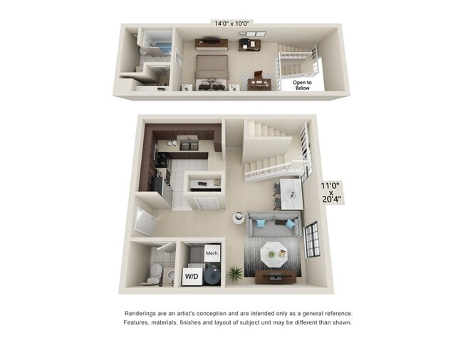 1 Bed 1.5 Bath - Shockoe Center