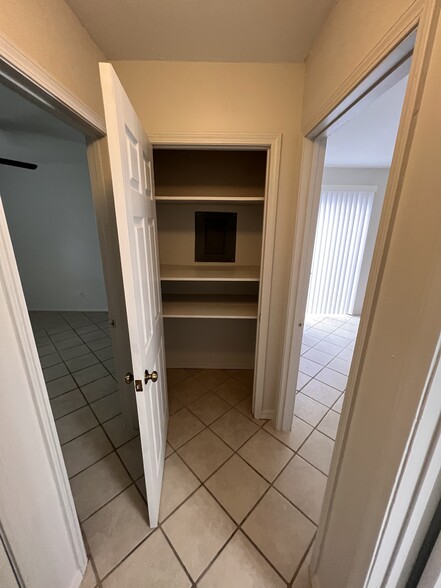 Hall closet - 201 Woodale Dr