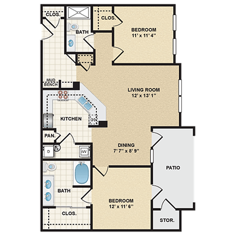 Floorplan - Stonepost Ranch Apartment Homes