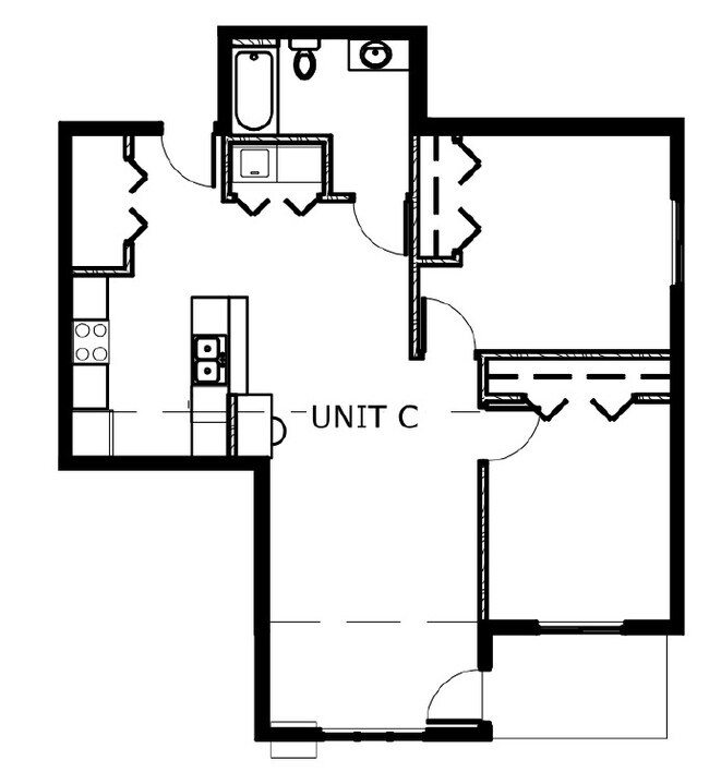 Floorplan - The Fountains Apartments
