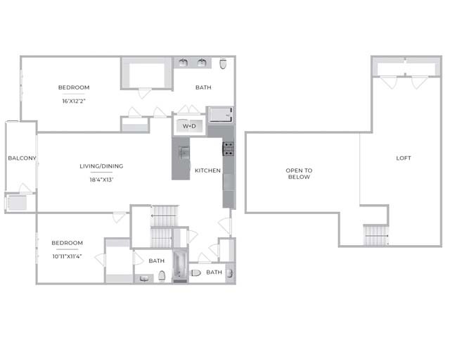 Floorplan - Barclay Chase Apartment Homes