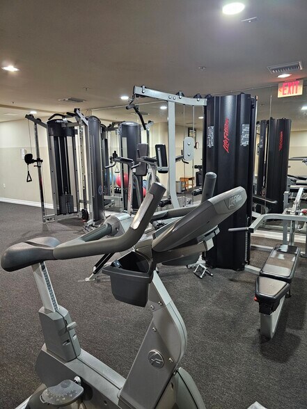 Gym includes TV monitors and treadmills - 3750 Santa Rosalia Dr