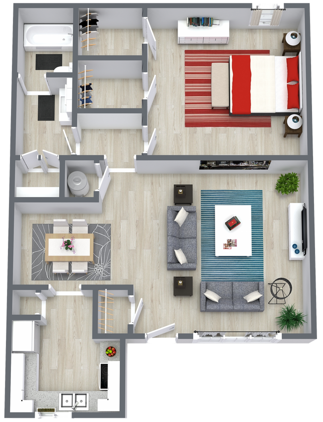 Floorplan - Your Next Home Awaits at Sun Ridge Apartments