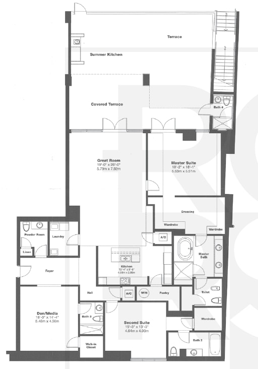 2BR/4.5BA - Beach Club One