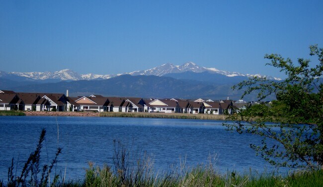 community from across the lake - 4815 Hahns Peak Dr