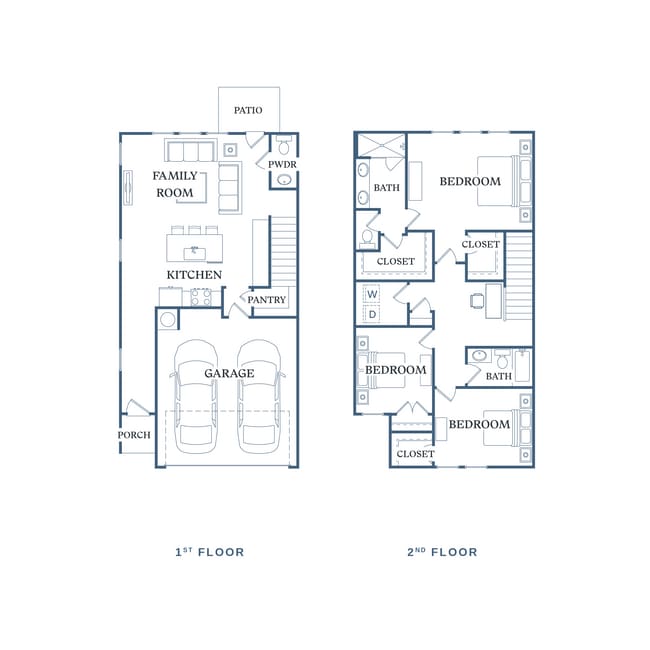 Floorplan - Tessa Mauldin Townhomes