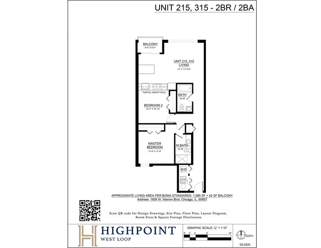 Floorplan - HIGHPOINT West Loop