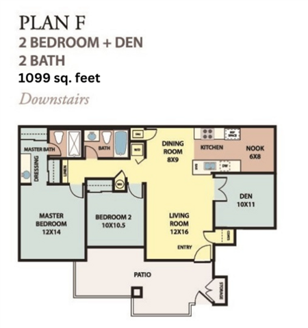 Floorplan - The Resort at Encinitas Luxury Apartment H...