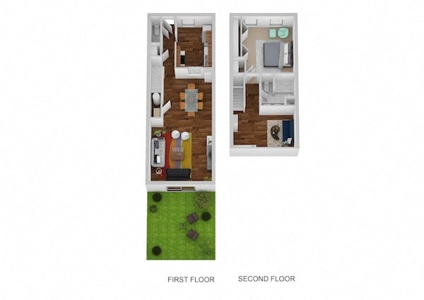 Floorplan - Indian Creek Apartments and Townhomes
