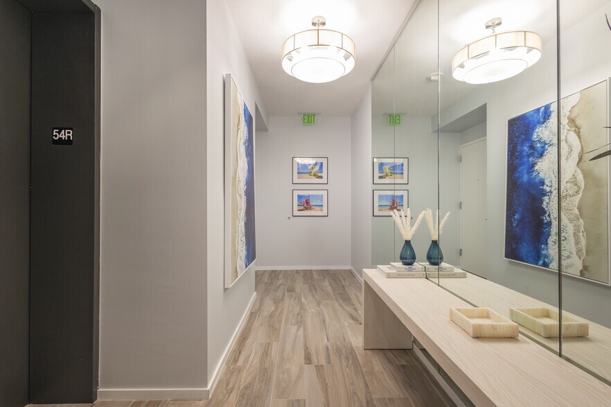 Private elevator lobby - 801 S Miami Ave