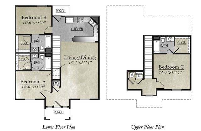 3 Bedroom - The Hamptons