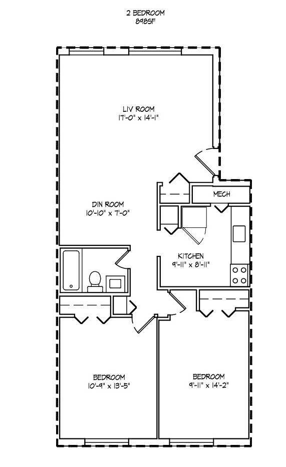 The Parklane Apartment - 2BR-B - 4714 Greenspring Ave