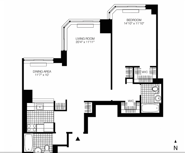 1BR/2BA - 345 East 94th Street