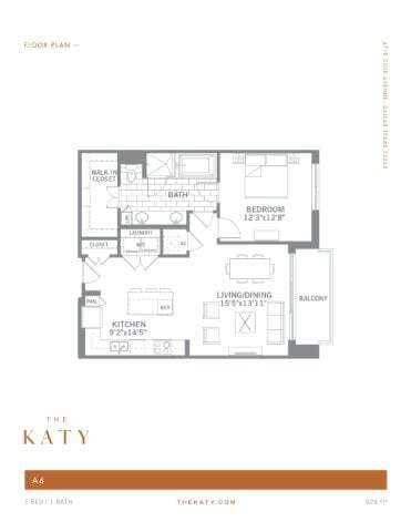 Floorplan - The Katy