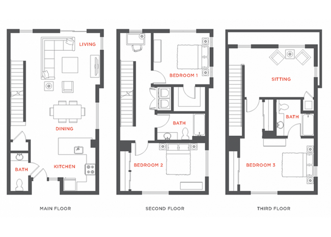 Floorplan - Field House at Bay Meadows