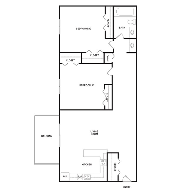 Floorplan - Glenwood Apartments