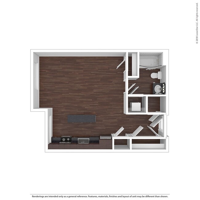 Floorplan - Studio 3807