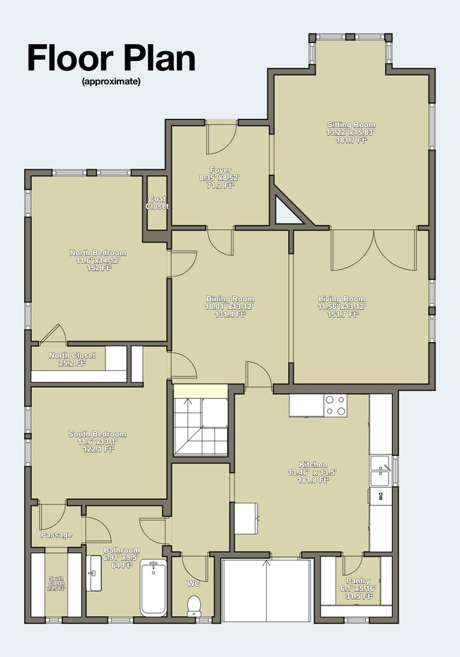 Floor plan - 30 NE Stanton St