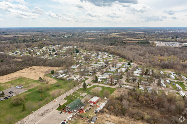 View Looking South East - Mount Morris Mobile Home Park