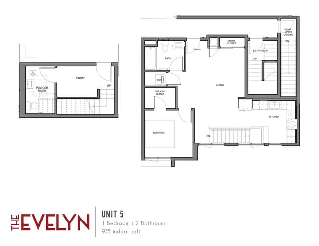 Floorplan - The Evelyn Townhomes: Luxe Living in the Heart of North Park’s Trendy Vibe