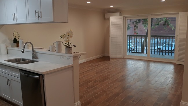 Recessed lighting, Shuttered sliding glass do - 4727 W 147th St