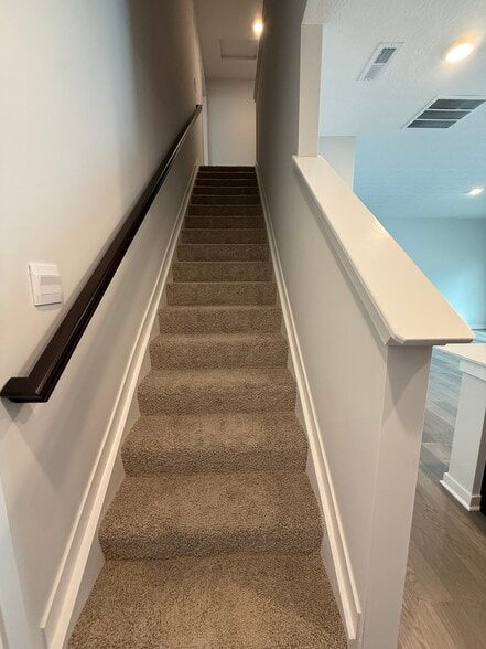 Stairs to second floor - 6361 Darby Plains St