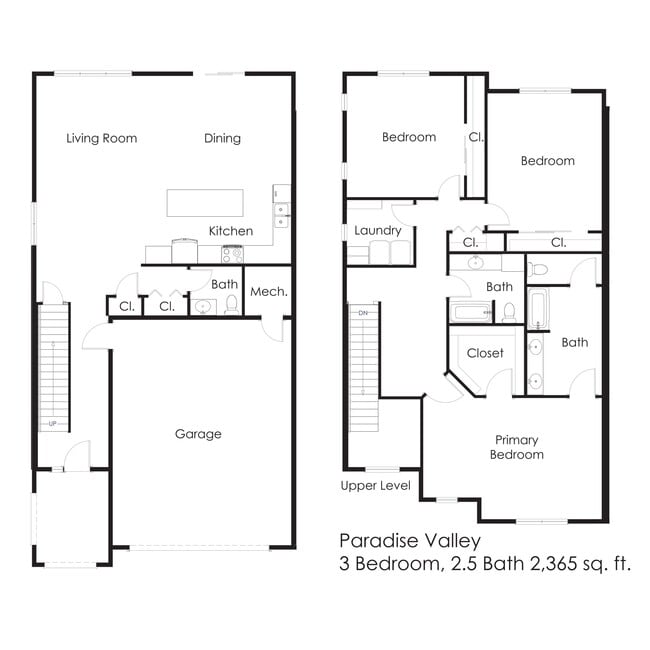 Floorplan - Paradise Valley Townhomes & Apartments