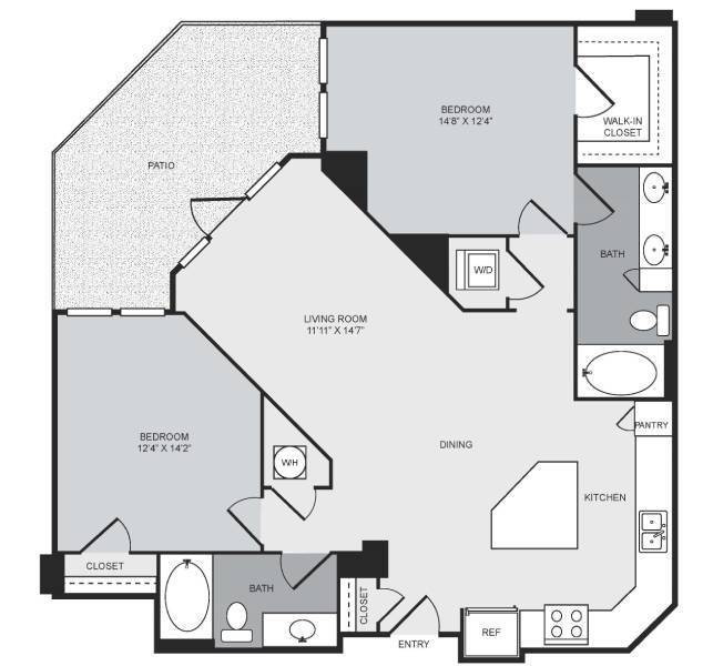 Floorplan - Cantabria at Turtle Creek