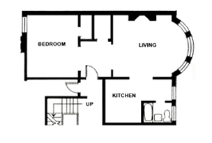 1BR/1BA - Brighton Avenue Apartments, 19-25