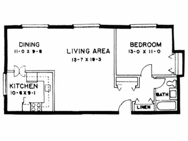 One Bedroom - Salem Lane Apartments