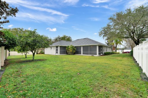 Backyard. - 832 Ashton Oaks Cir