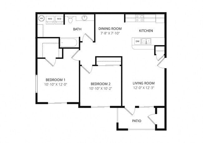 Floorplan - 600 Riverside