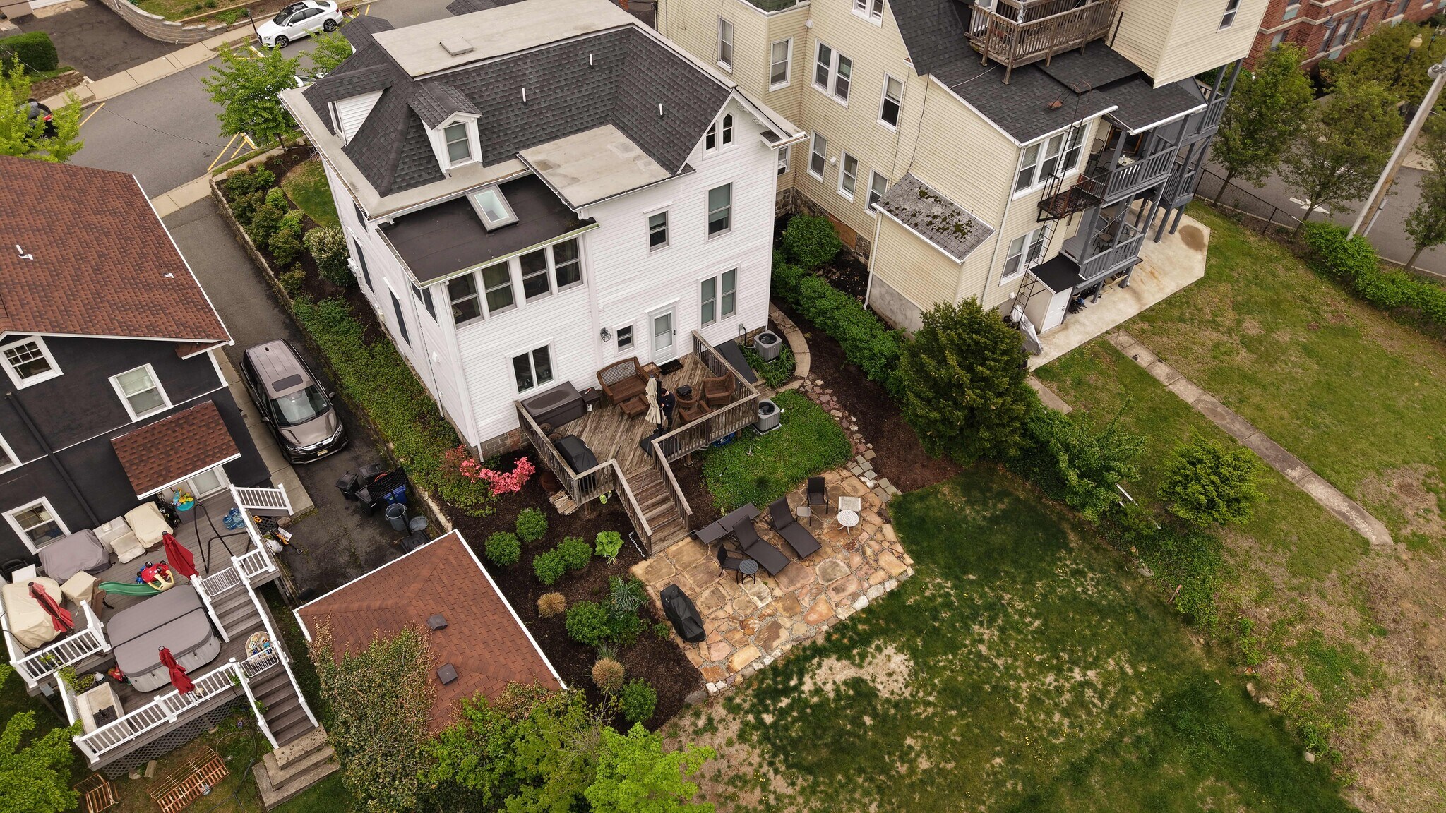 Aerial of back of house - 14 Prospect St