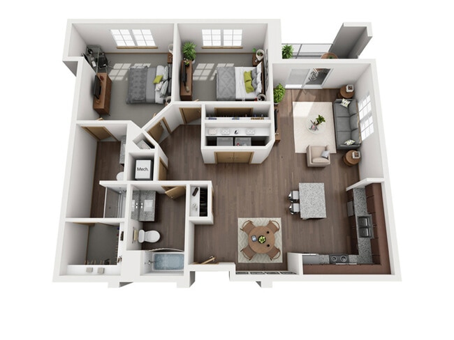 Floorplan - Royster Commons Apartment Homes