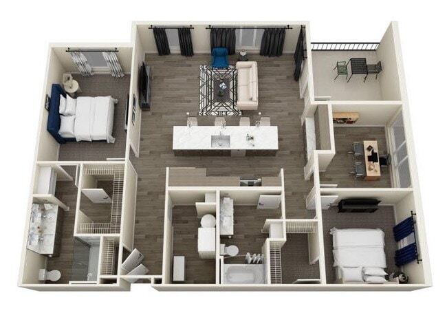 Floorplan - Aspire Kenwood Apartments