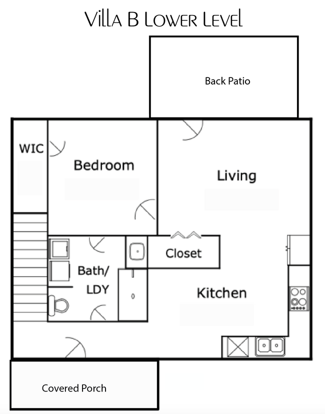 Lower Level Floor Plan - 2845 Worth Dr