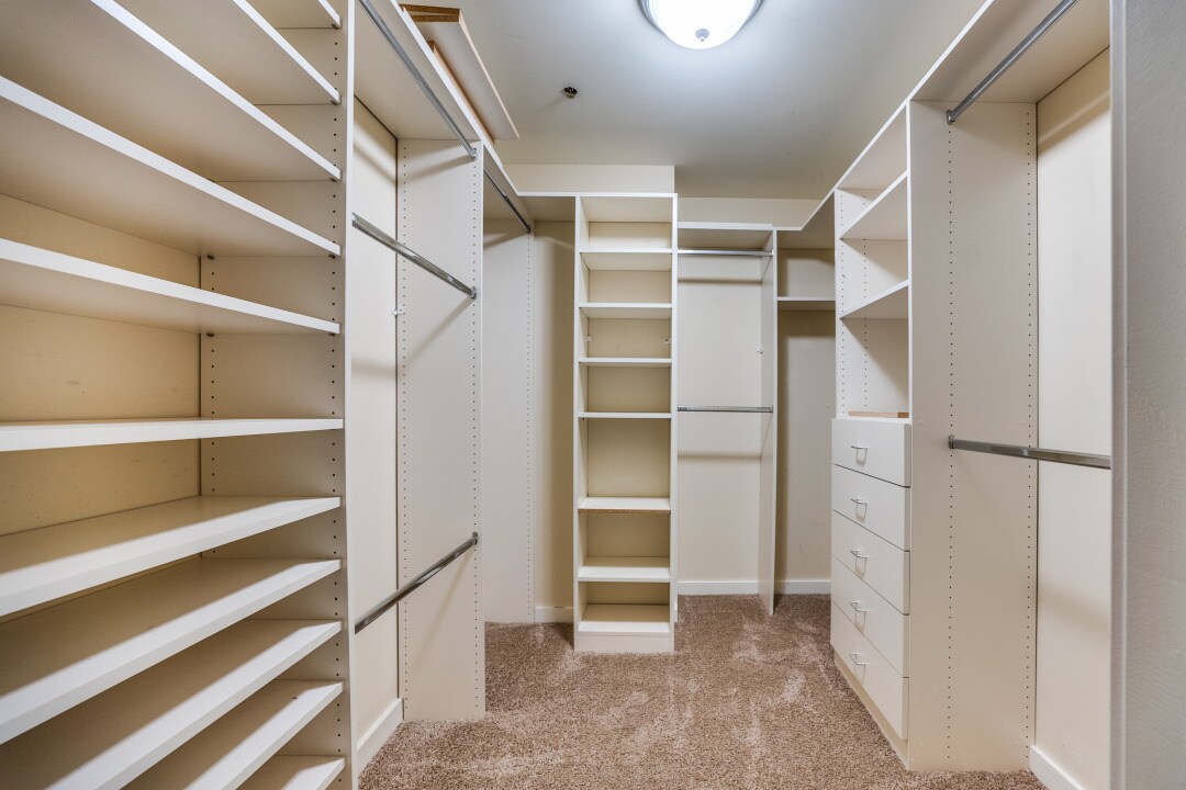 expansive California Closet system - 1200 Main St