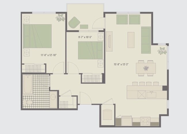 Floorplan - 2000 Delaware