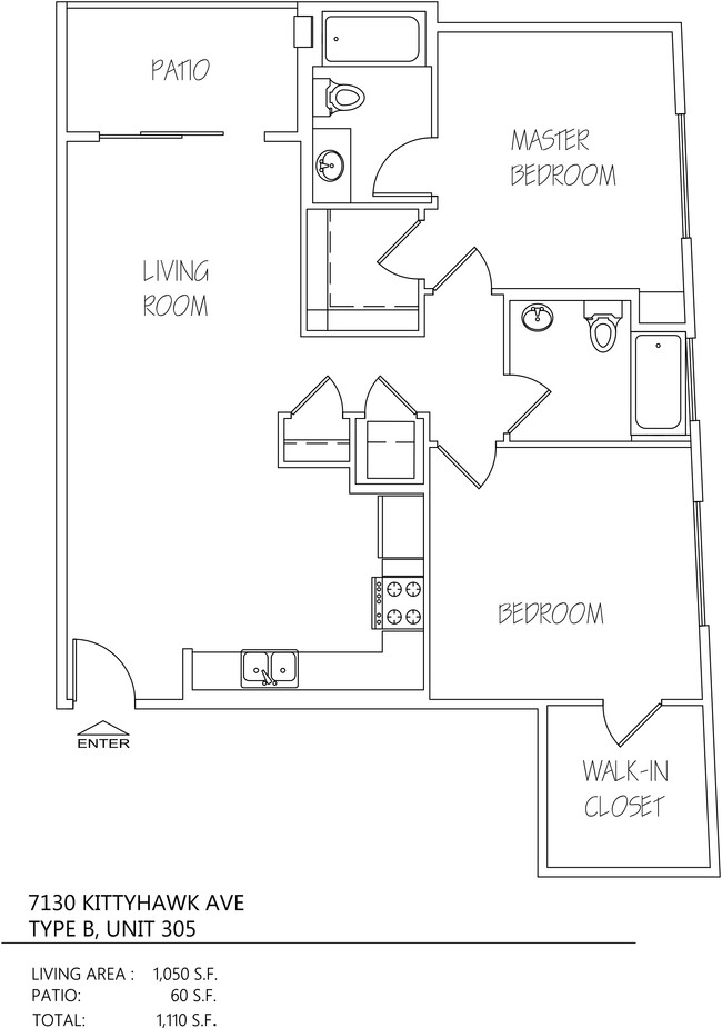 Floorplan - 7130 Kittyhawk Ave