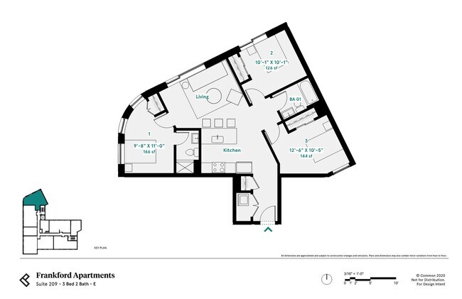 3 Bed 2 Bath - E - 965 Frankford