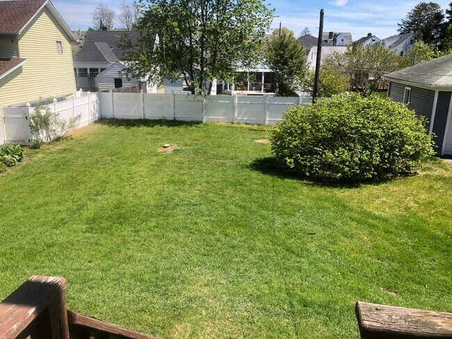 Back yard - 63 Oak Ave
