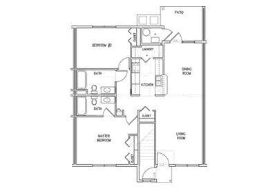 Floorplan - Douglas Oakridge Apartments