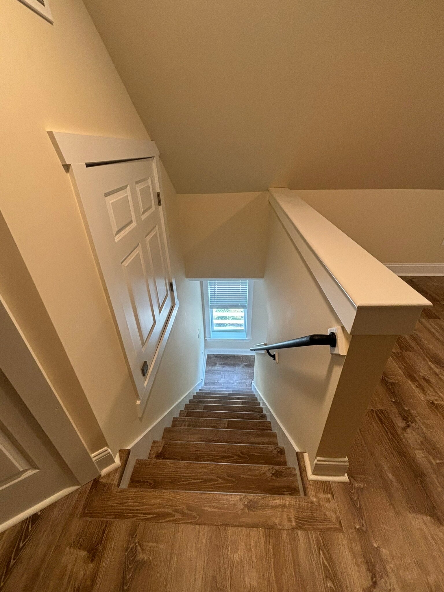 Stairs leading to living from from loft - 31 Church Rd