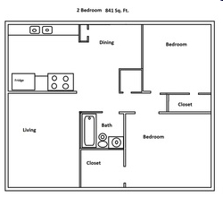 2BR/1BA - Quail Ridge